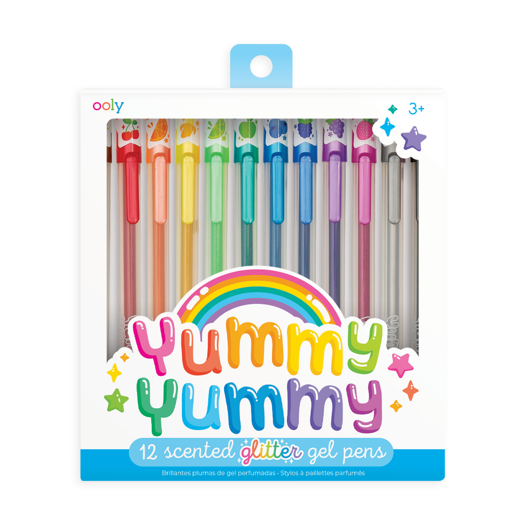 Rainbow Swirl Gel Pens - 8 Piece Set