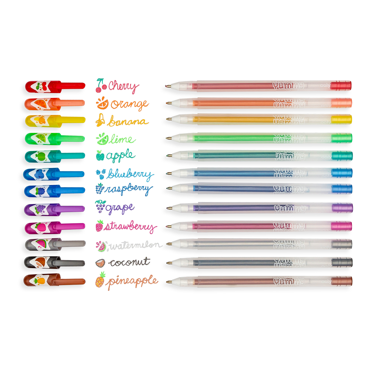 Scented Gel Pens Coloured Smelly Pens Set Of 12 Fast And Free Delivery