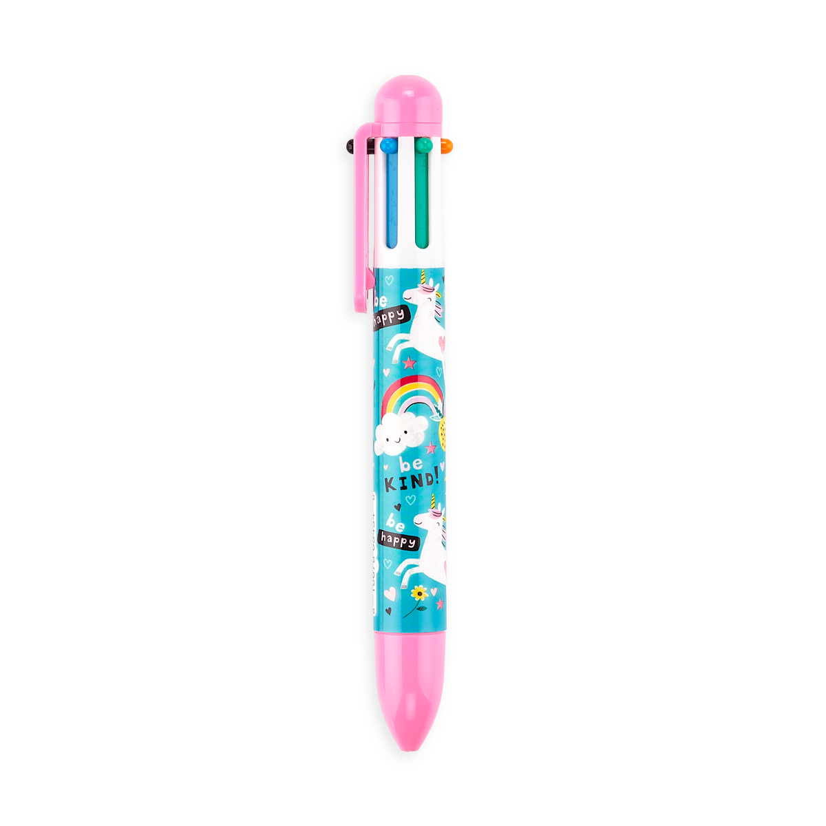 OOLY Funtastic Friends 6 click pen Pink