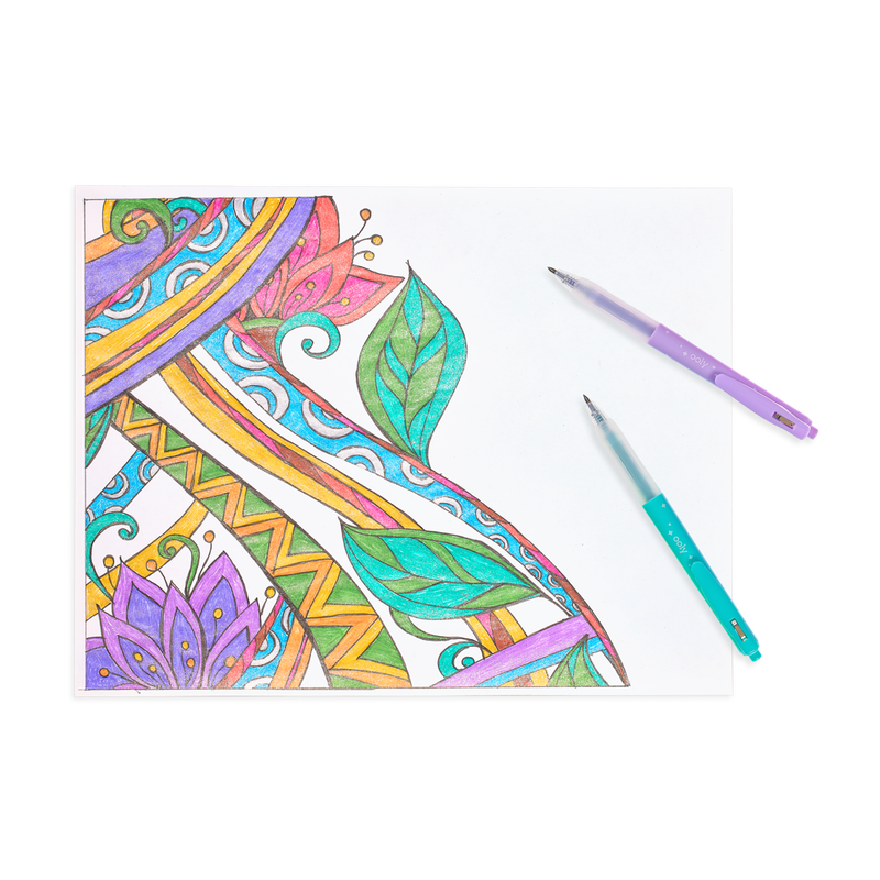 Oh My Glitter! Retractable Gel Pens Set of 12 OOLY