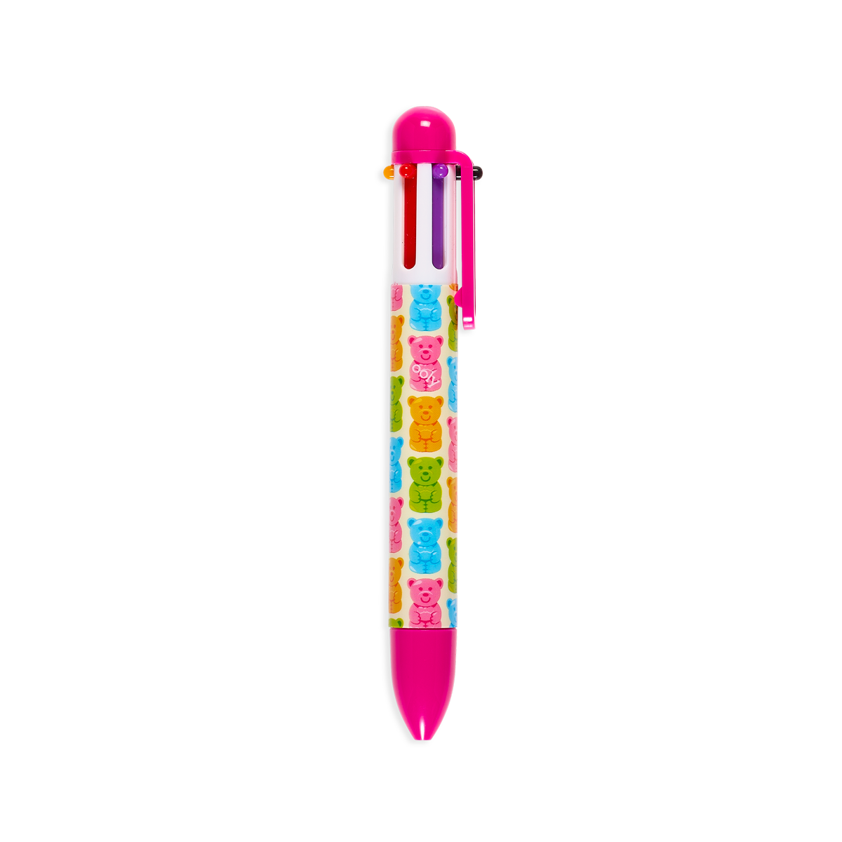 OOLY Sugar Joy 6 Click Multicolor Pen in hot pink