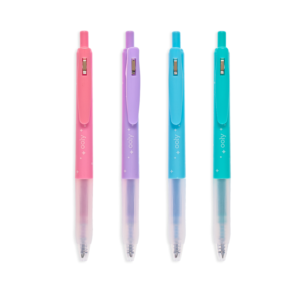Oh My Glitter! Retractable Gel Pens Set of 4 OOLY