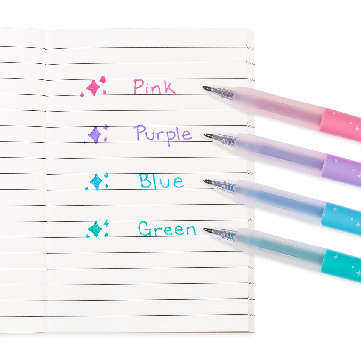Oh My Glitter! - Retractable Glitter Ink Gel Pens Set of 12