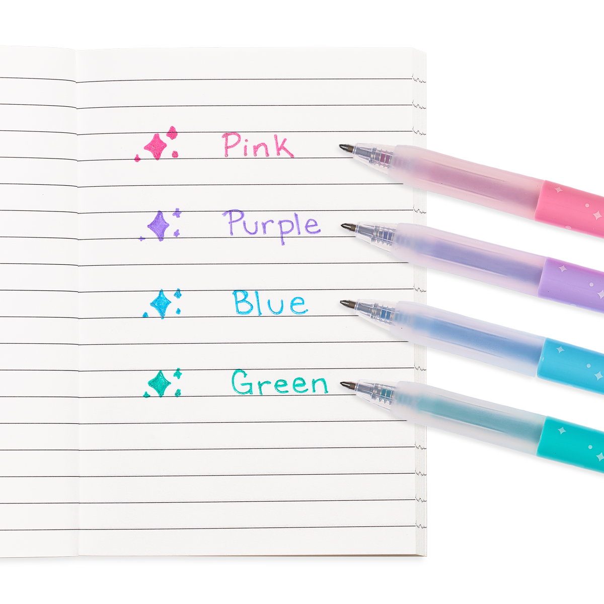 OO – Radiant Writers Glitter Gel Pens – ephemera: invitations, stationery