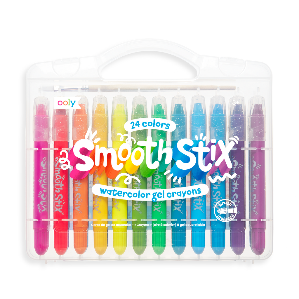 Smooth Stix Watercolor Gel Crayons - Set of 24 -OOLY