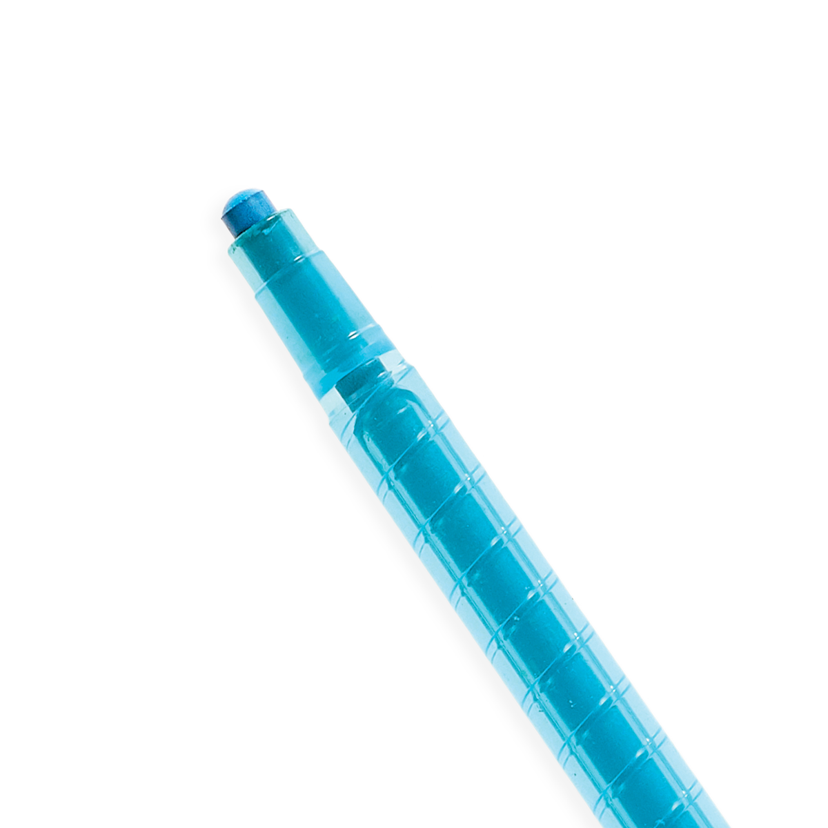 Blue Yummy Yummy Scented Twist-Up Crayons showing the crayon tip