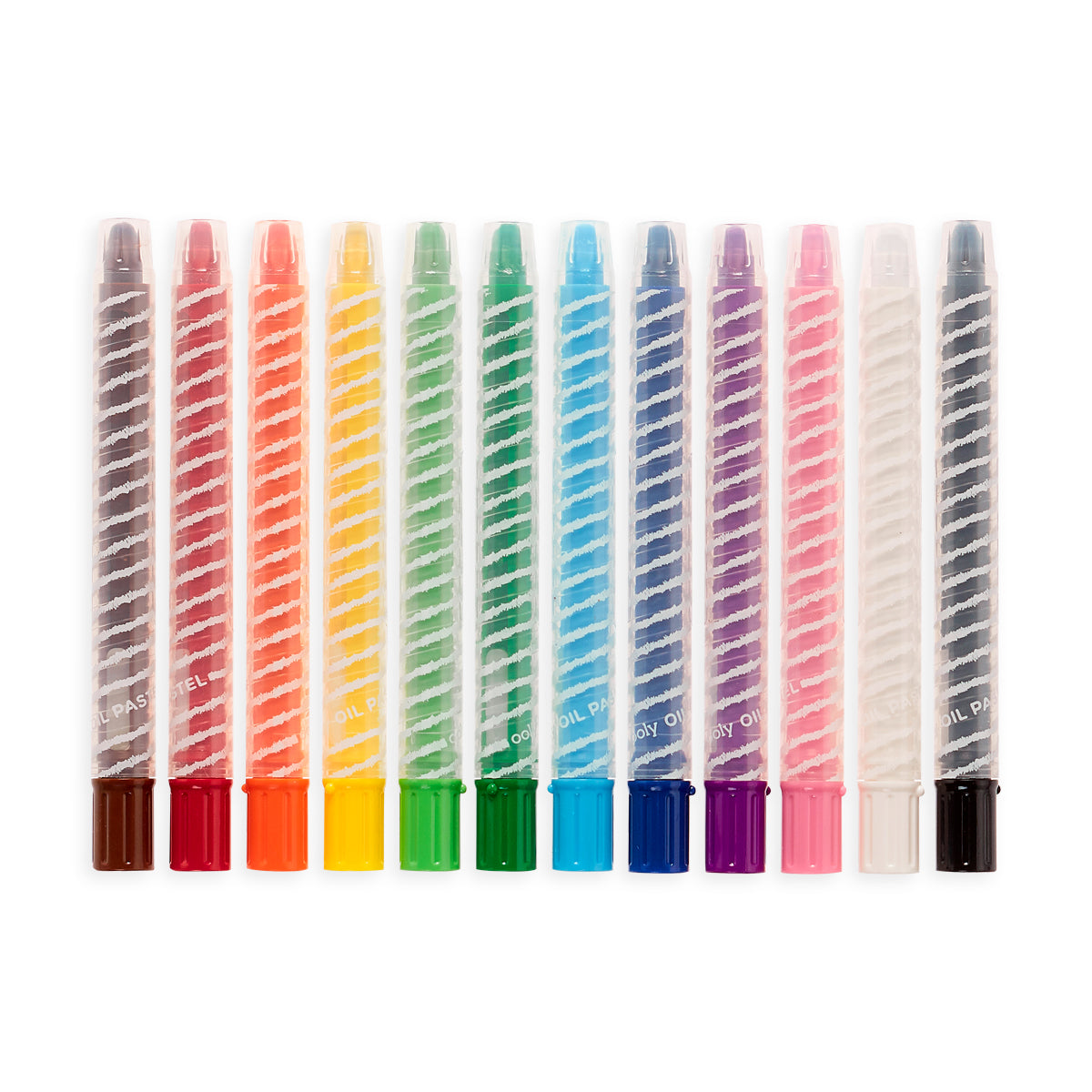 Ooly Happy Triangles Jumbo Crayons - Set of 12