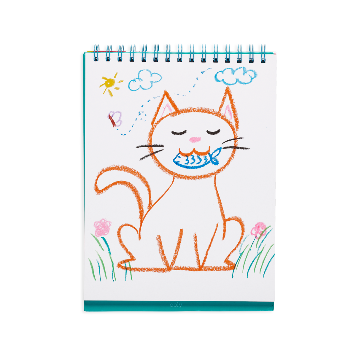 OOLY Cat Parade Gel Crayons in use