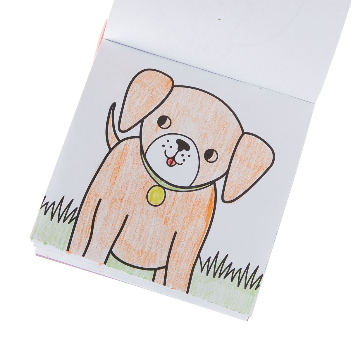 OOLY inside view of Carry Along Coloring Book Set - Pet Pals in use
