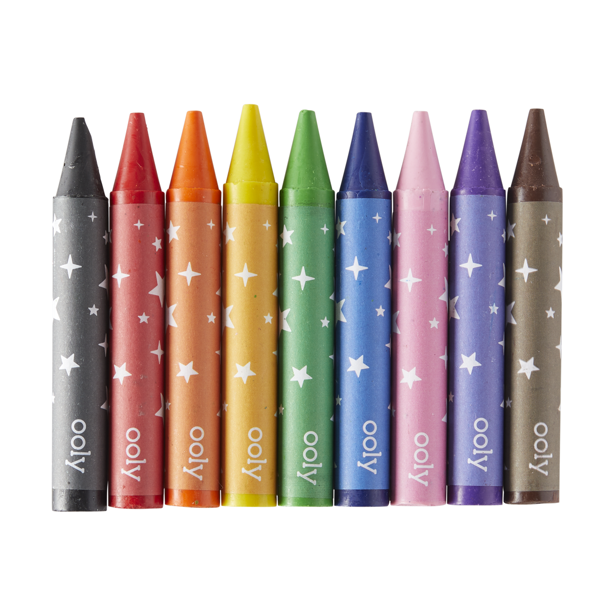 OOLY view of Carry Along Coloring Book Set - Sea Life crayons