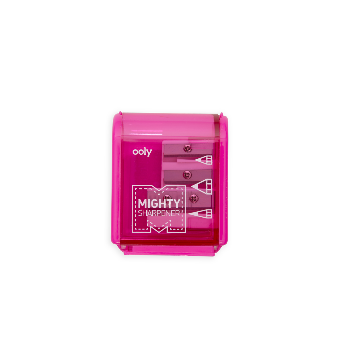 OOLY Mighty Sharpener in pink