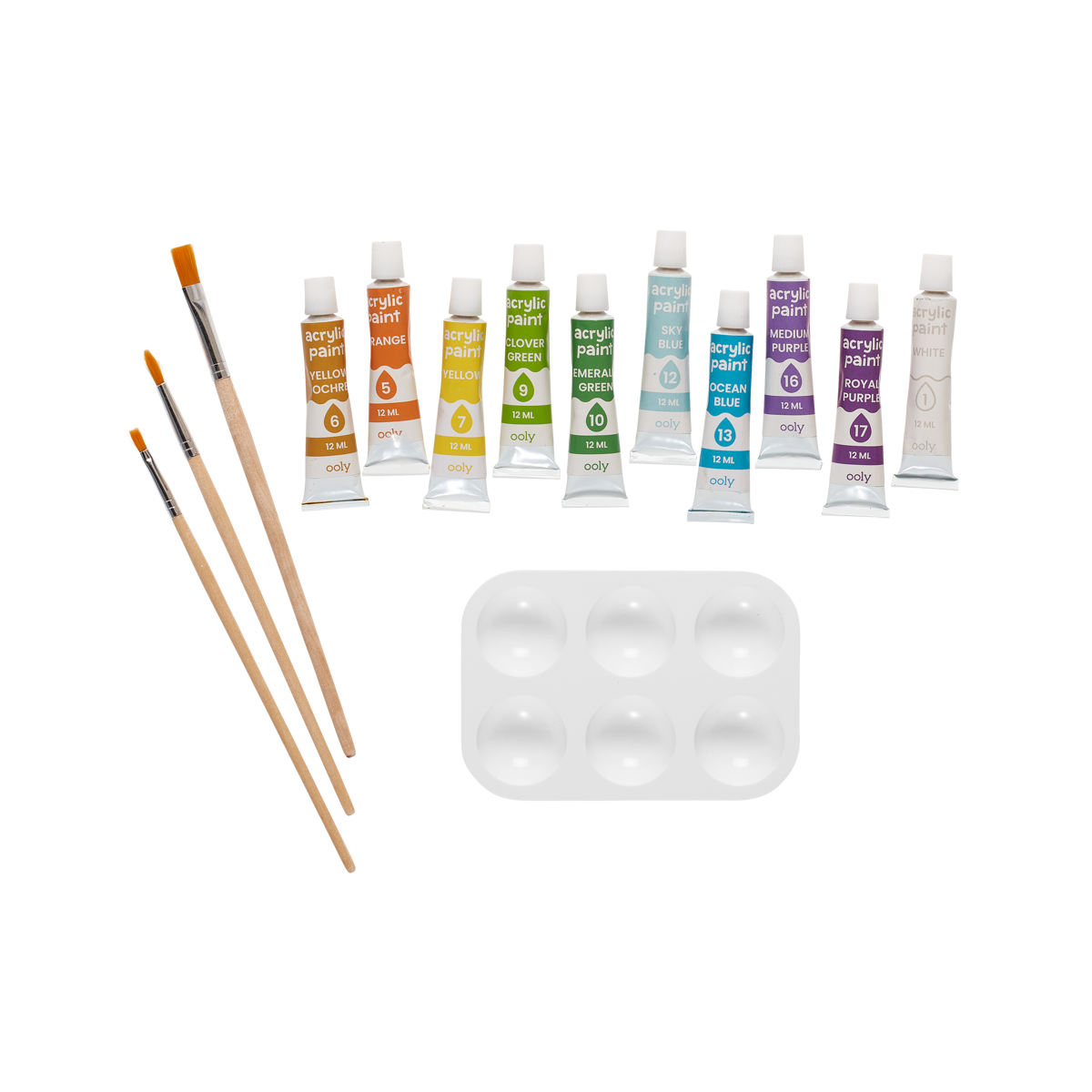 Accessories in Colorific Canvas Paint by Number Kit 