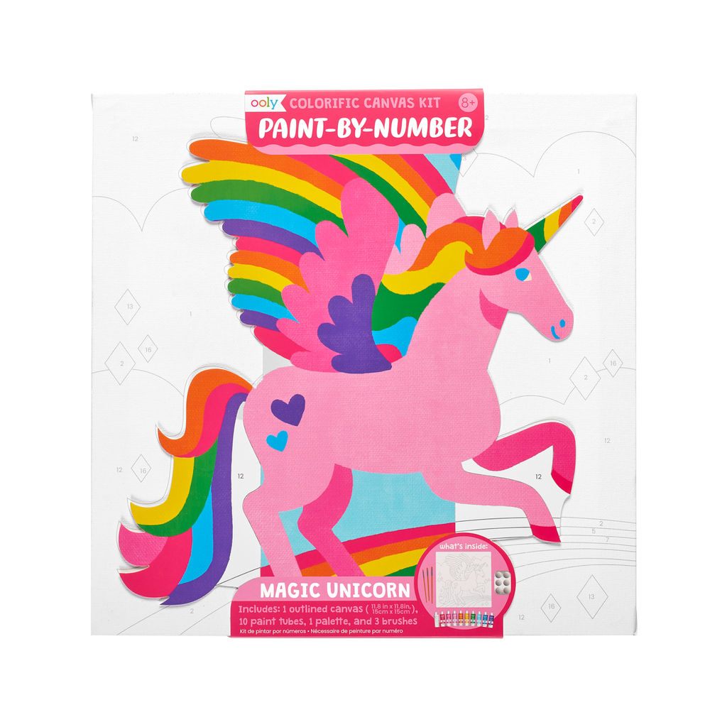 Unicorn Paint by Numbers for Kids 2pk - RiseBrite