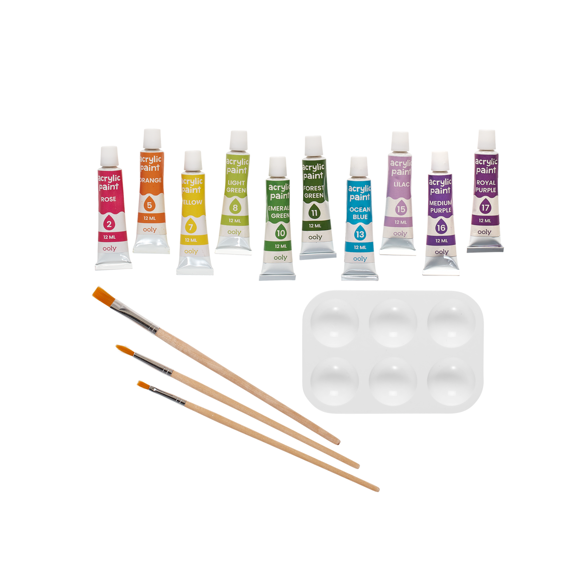 Accessories in Colorific Canvas Paint by Number Kit 