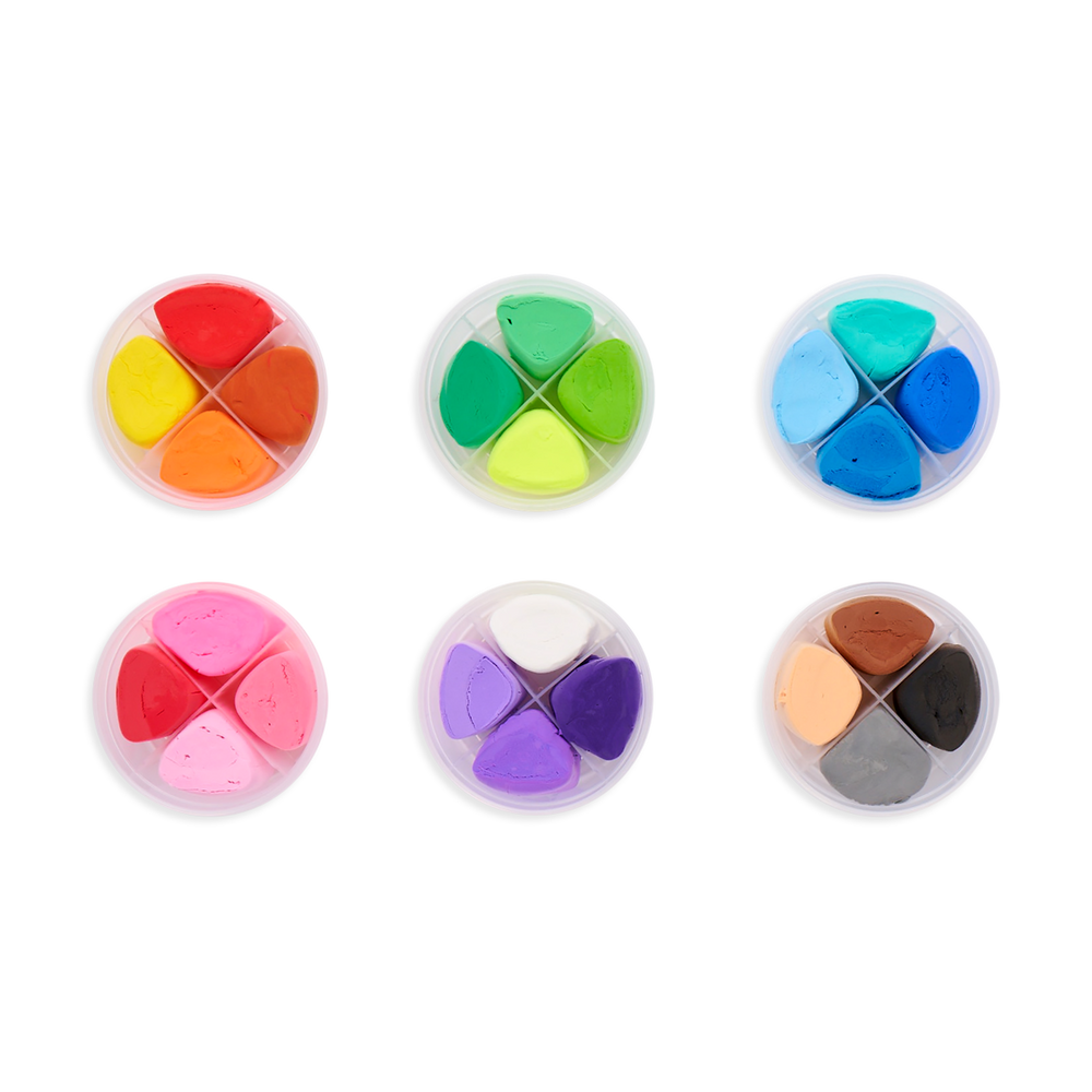 Creatibles Deluxe Air Dry Clay Kit Set of 24 Colors OOLY