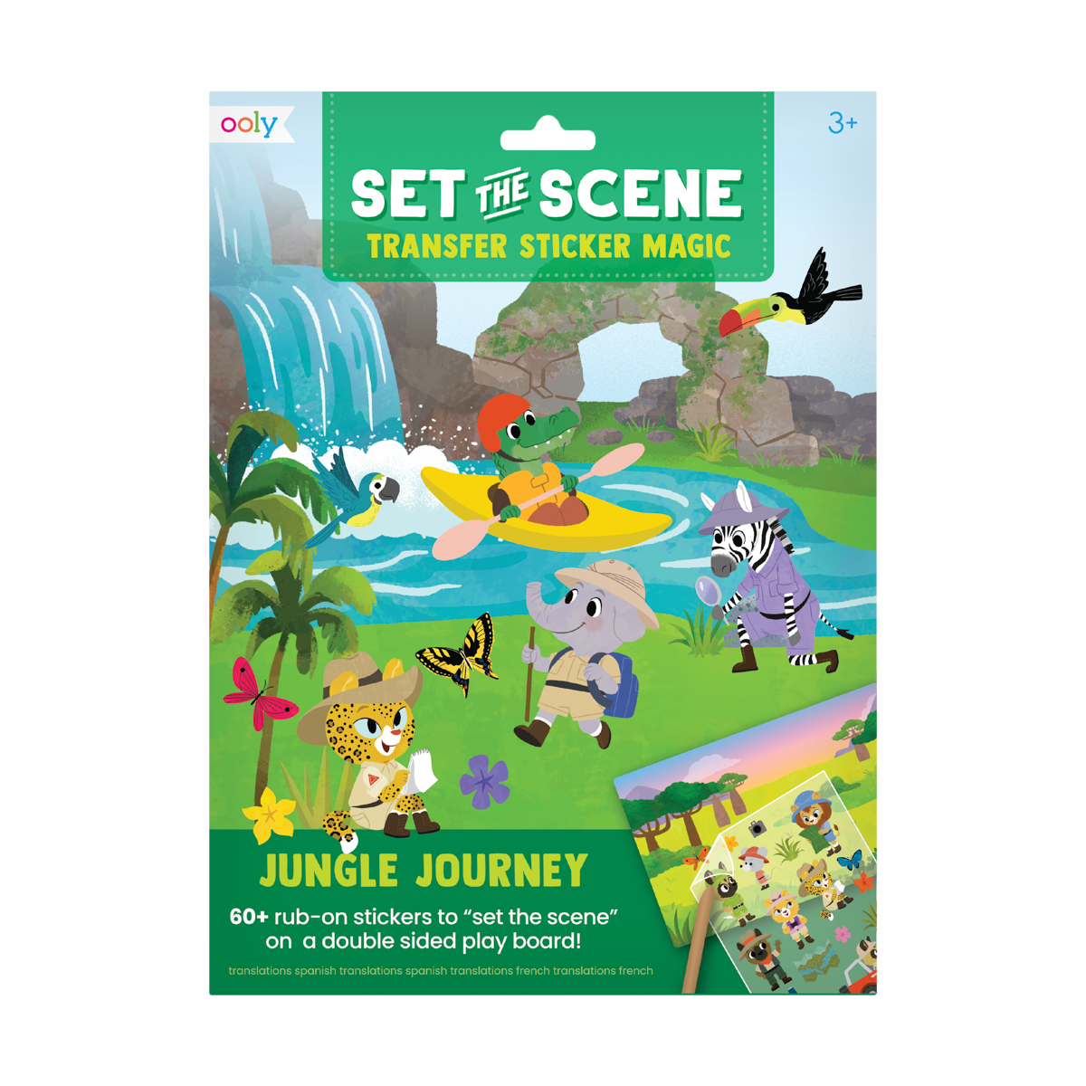 OOLY Set The Scene Transfer Stickers Magic - Jungle Journey in packaging 