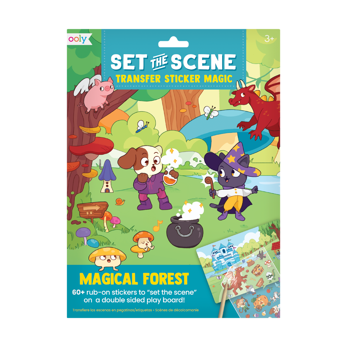 Set The Scene Transfer Stickers Magic - Magical Forest