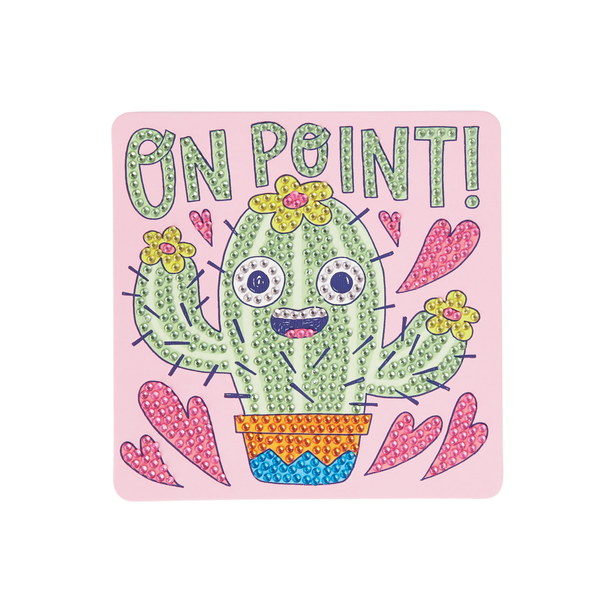 OOLY view of Razzle Dazzle DIY Gem Art Kit - Cheery Cactus in use