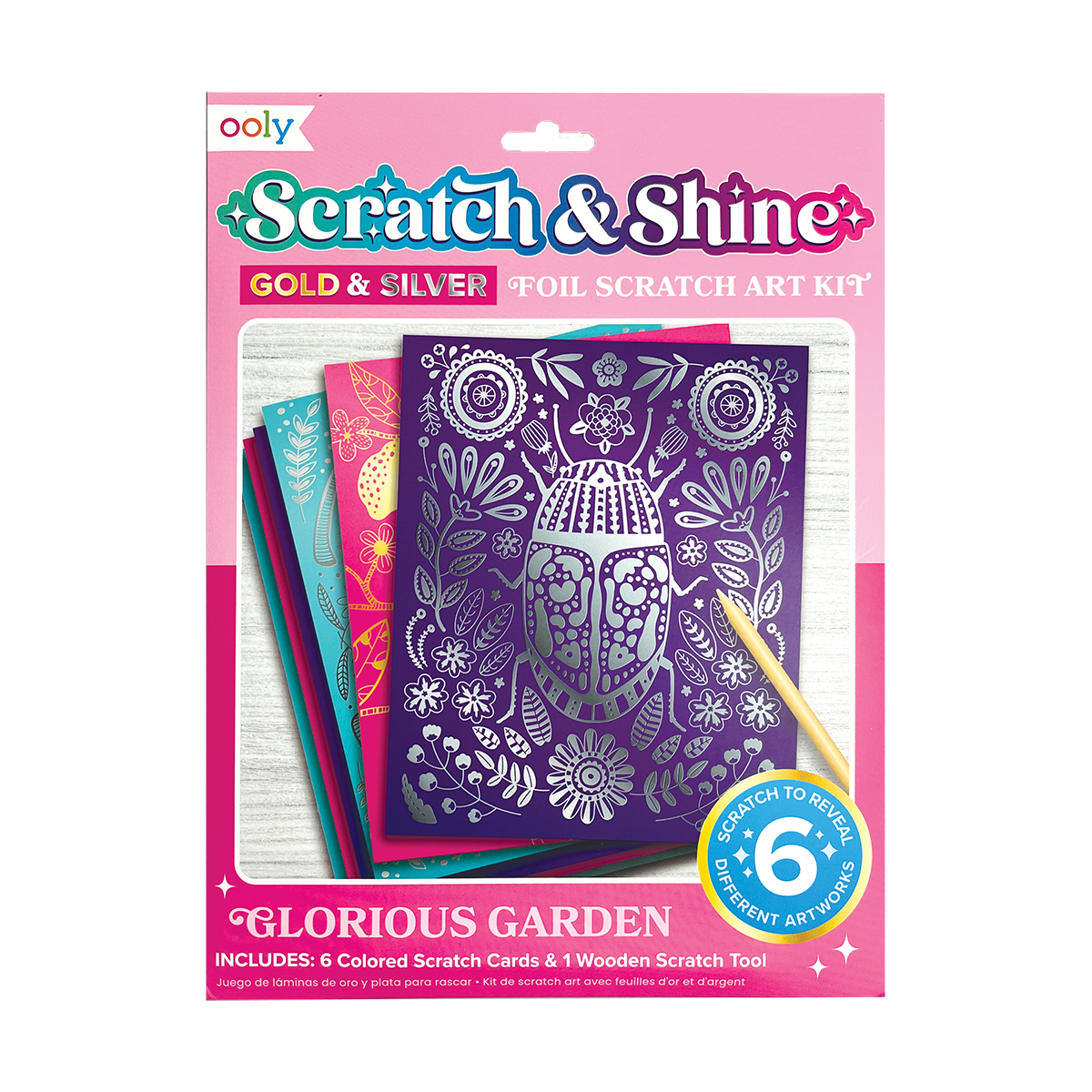 Playful Pups Scratch and Scribble Mini Scratch Art Kit — Trudy's