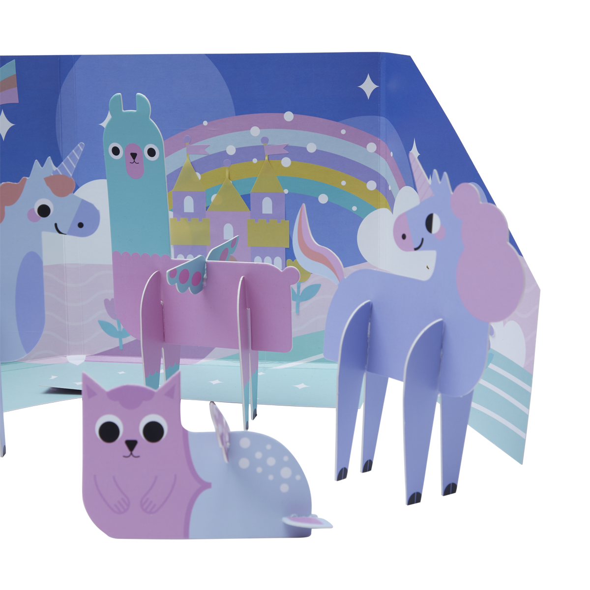 OOLY view of Pop! Make and Play Activity Scene - Magical Creatures in use