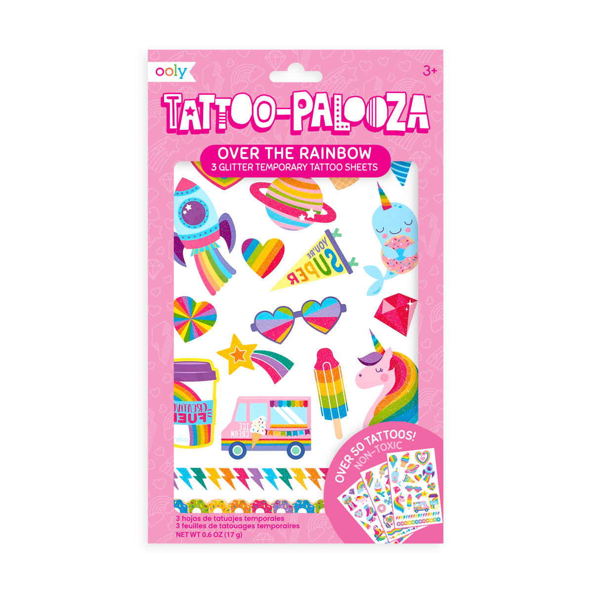 OOLY Over the Rainbow Temporary Tattoos