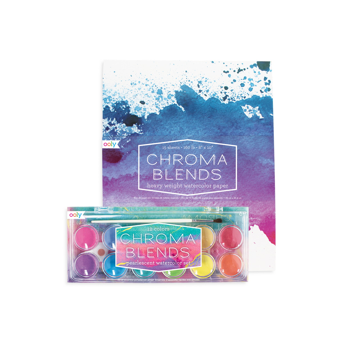 Chroma Blends Pearlescent Watercolor Paint Set – Soca Girl